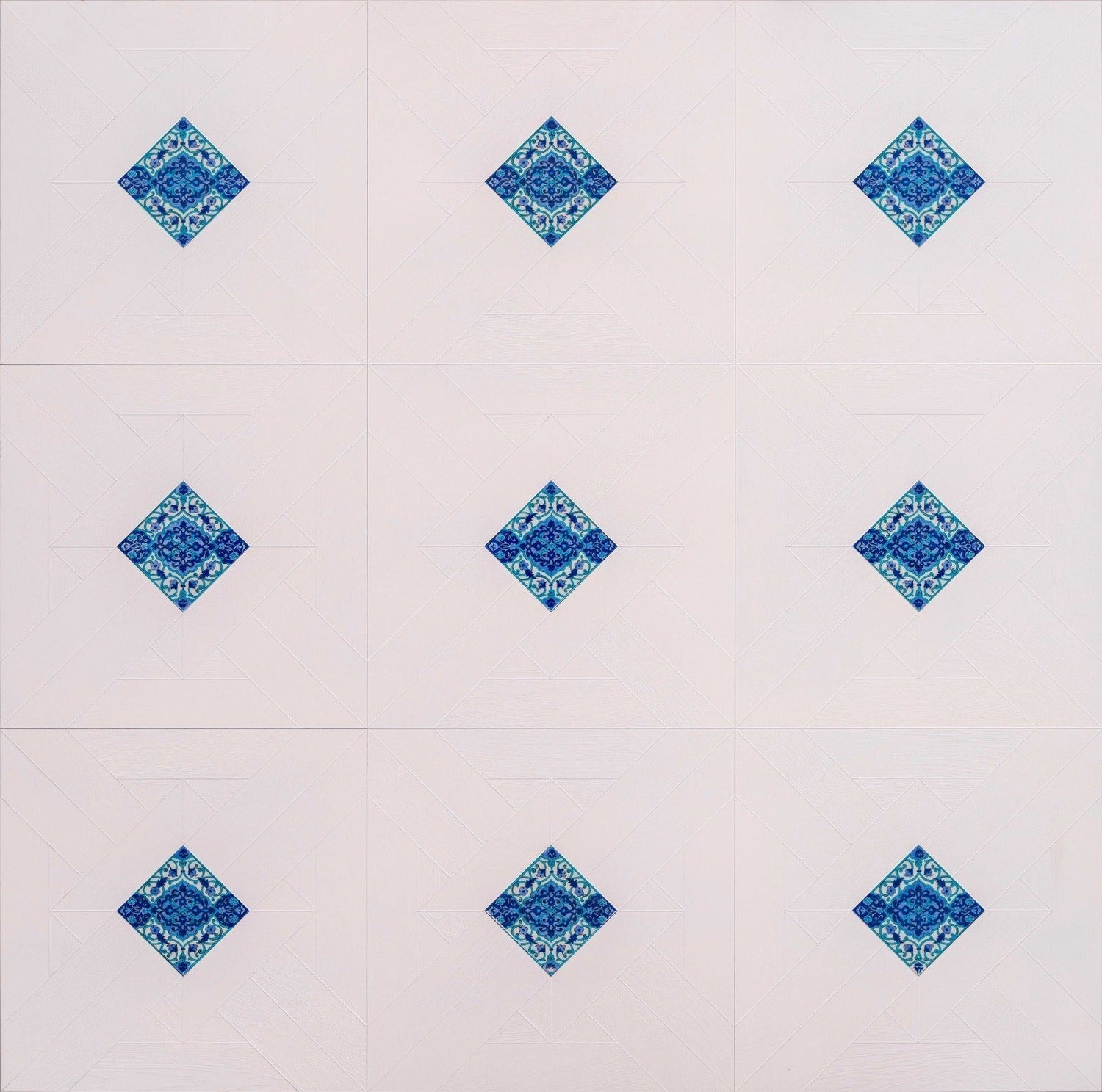 Retro Flooring x İznik Mavi Çini