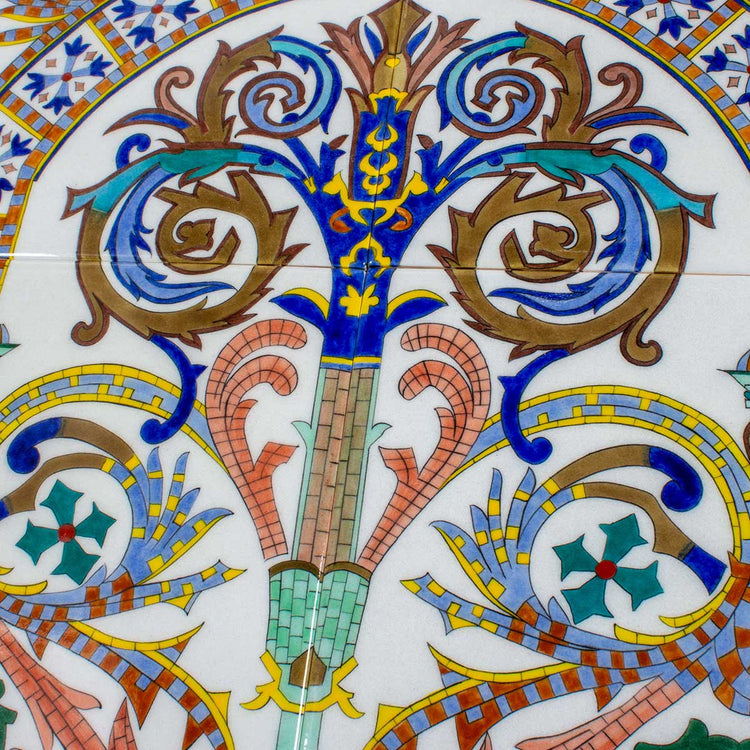 Mozaik Desenli İznik Çini Pano