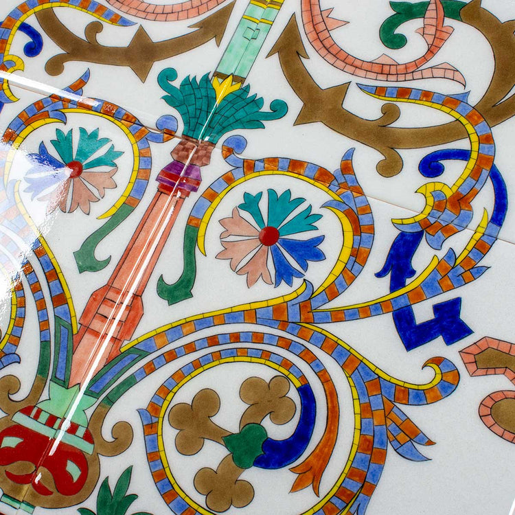 Mozaik Desenli İznik Çini Pano