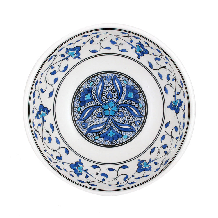 Baba Nakkaş Patterned Iznik Tile Bowl No:2