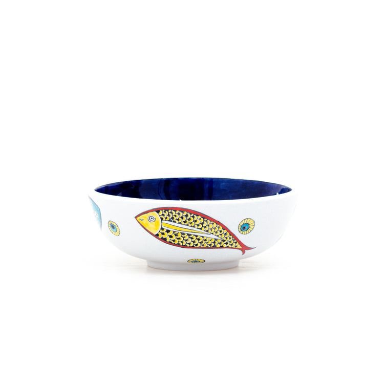 Fish Motif İznik Tile Bowl