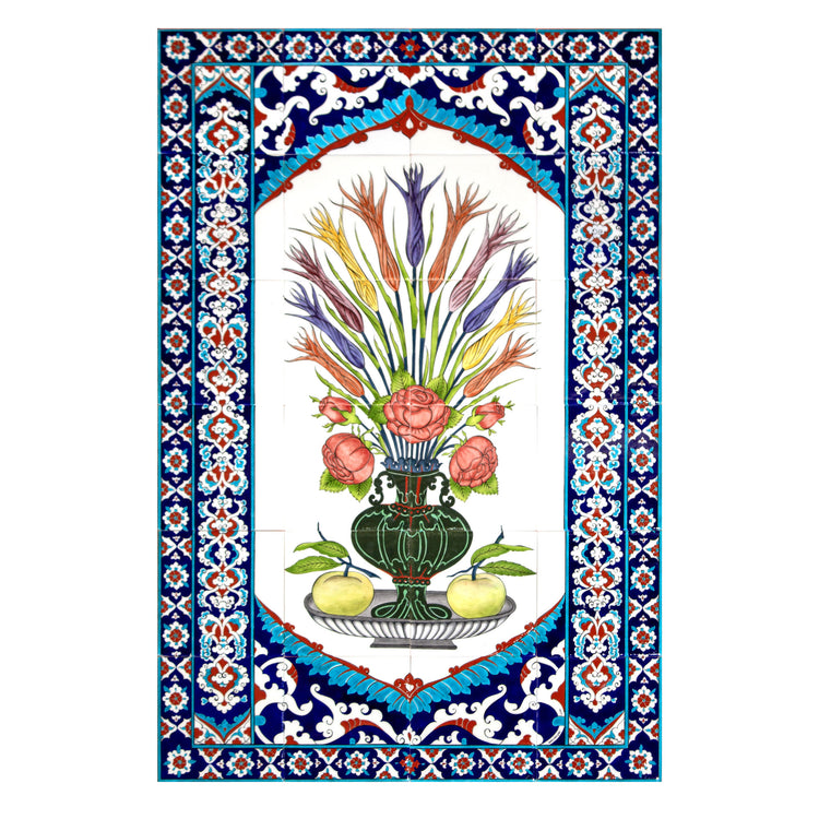 Hasbahçe Istanbul Tulip Iznik Tile Panel