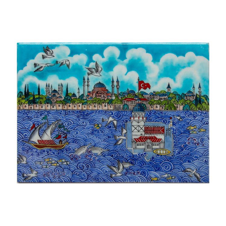 Istanbul Miniature Iznik Tile Panel - 1