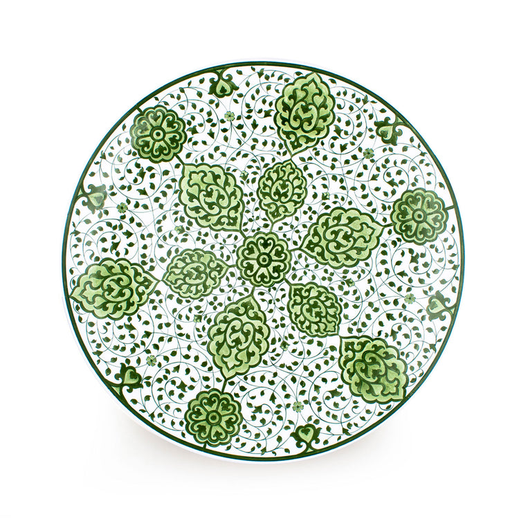 Muradiye Design Iznik Tile Large Flat Plate