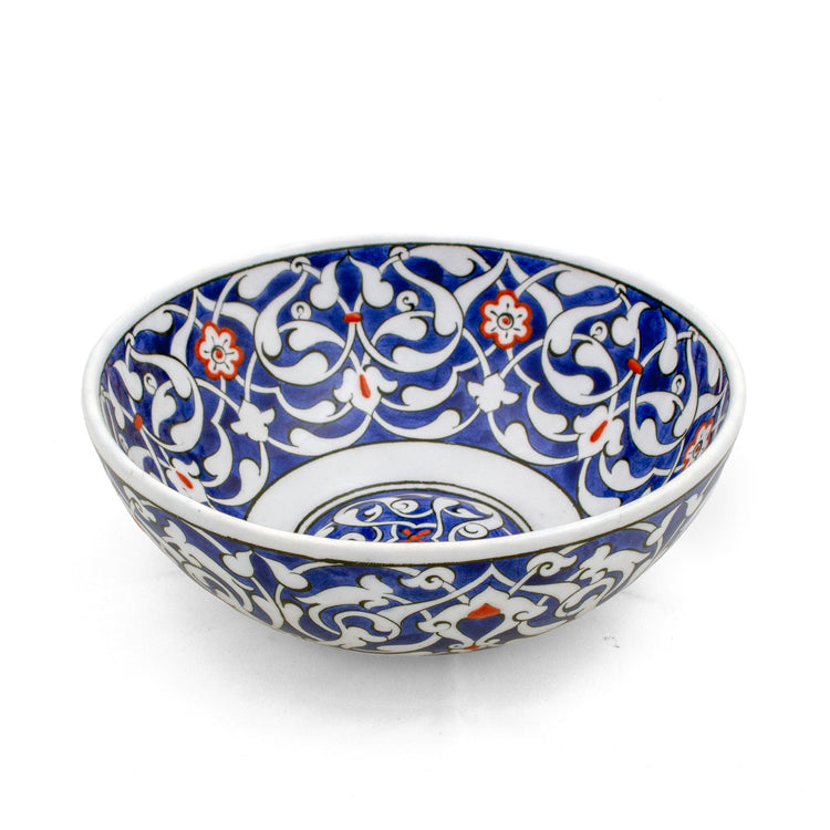 Rumi Patterned Iznik Tile Bowl No:2
