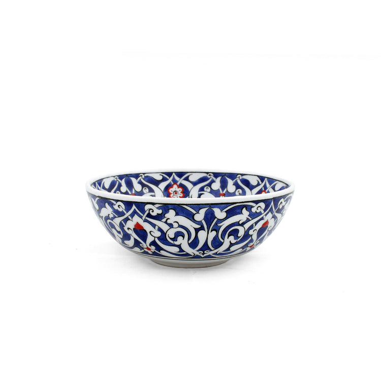 Rumi Patterned Iznik Tile Bowl No:2