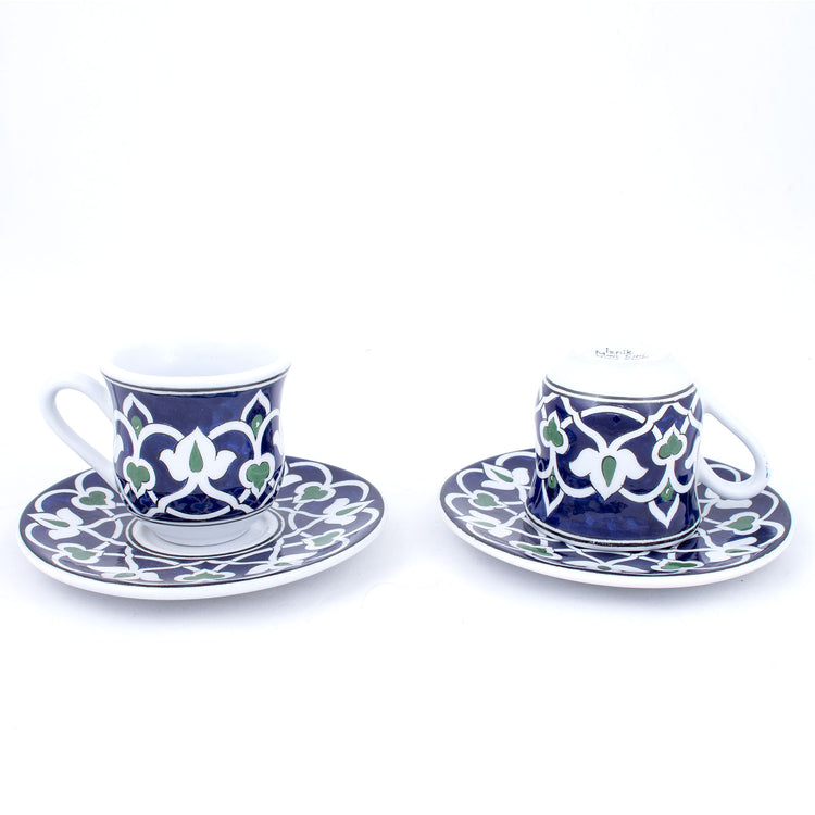 Rumi Desenli Türk Kahvesi Fincan Takımı