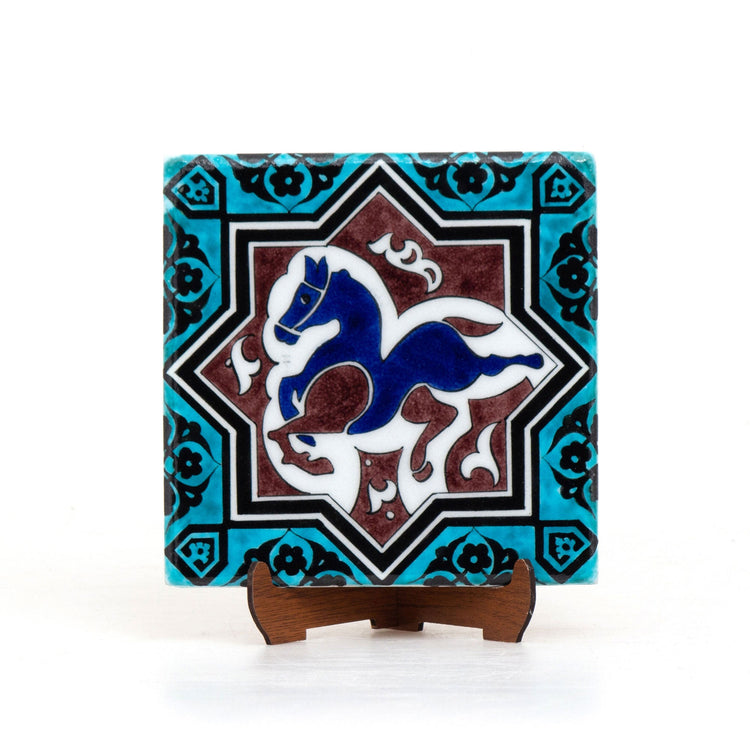 Seljuk Period Horse Motif İznik Tile