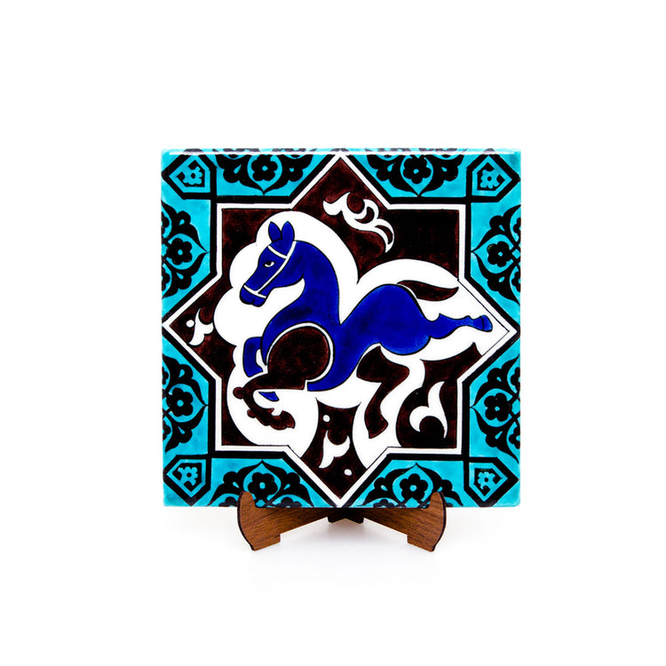 Seljuk Period Horse Motif İznik Tile