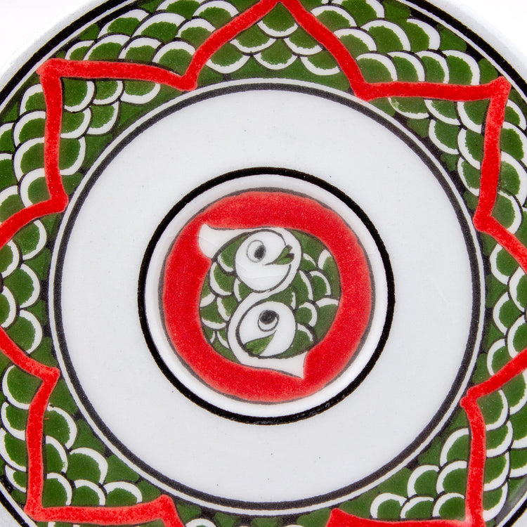 Balık Desenli Türk Kahvesi Fincan Takımı