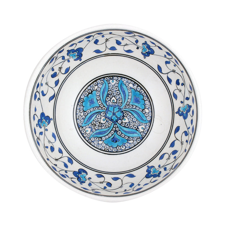 Baba Nakkaş Patterned İznik Tile Bowl No:1