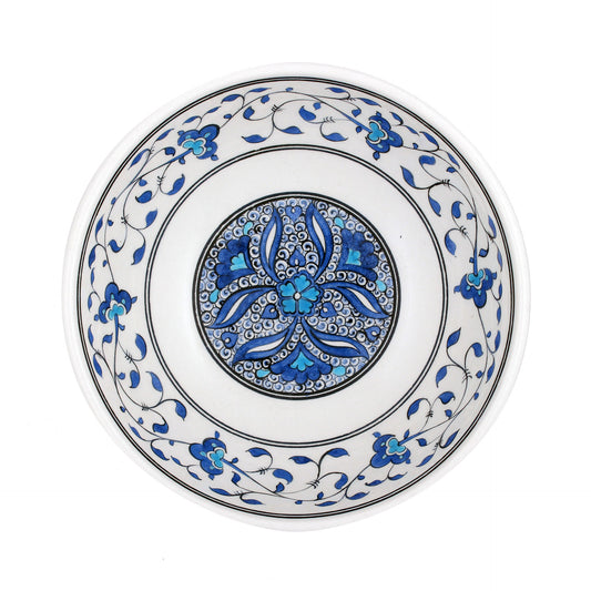 Baba Nakkaş Patterned Iznik Tile Bowl No:2