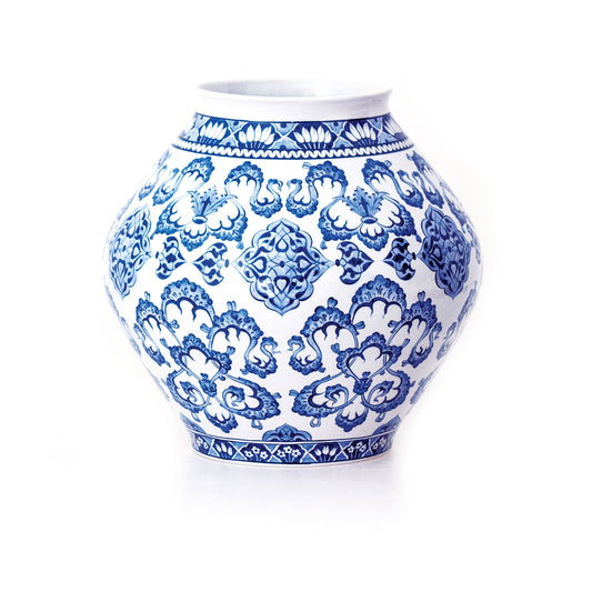 Baba Nakkaş and Cloud Motif İznik Tile Cube Vase