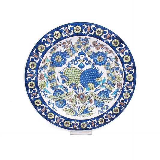 British Müzesi İznik Çini Tabak Replika Şam İşi Deseni