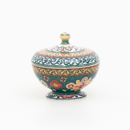 Ethnic Design Iznik Tile Sugar Bowl