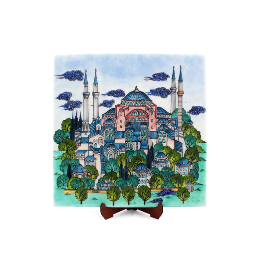 Ayasofya Tasarım İznik Çini Karo