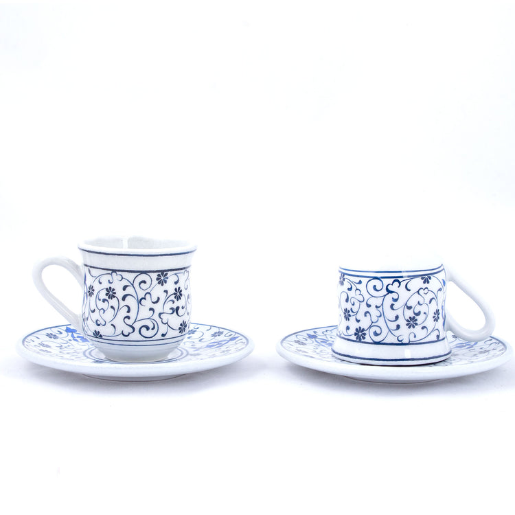 Haliç Desenli Türk Kahvesi Fincan Takımı