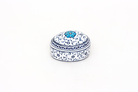 Golden Horn Design Iznik Tile Jewelry Box