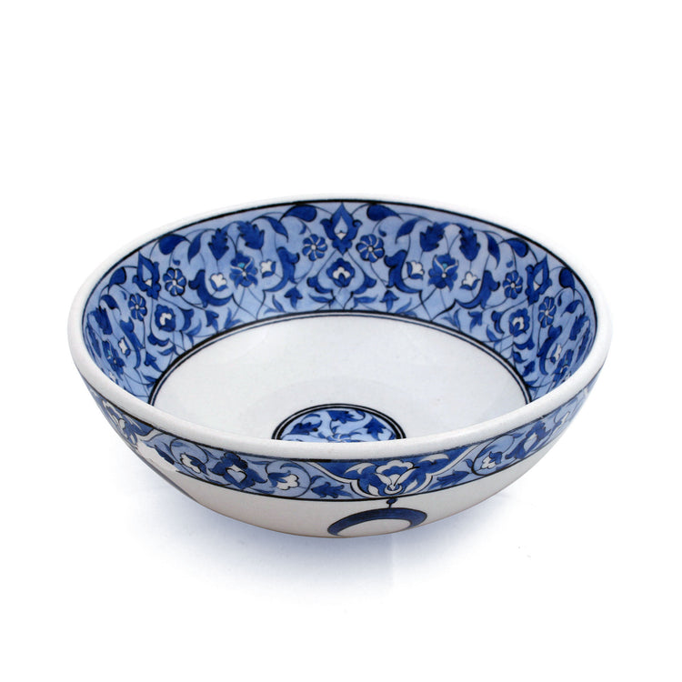 Hatay and Rumi Motif Iznik Tile Bowl