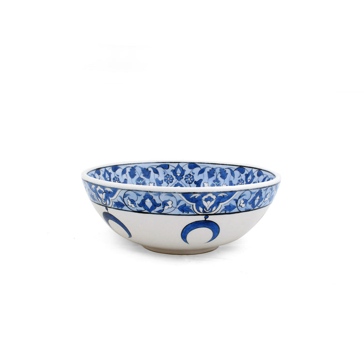 Hatay and Rumi Motif Iznik Tile Bowl