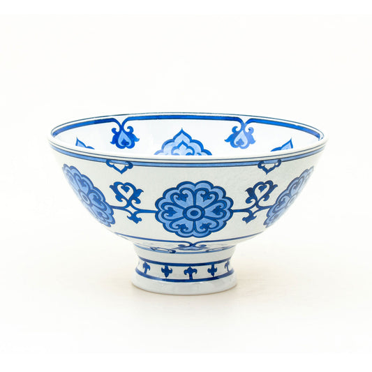 Muradiye Design Iznik Tile Footed Bowl