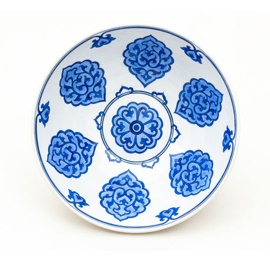 Muradiye Design Iznik Tile Footed Bowl