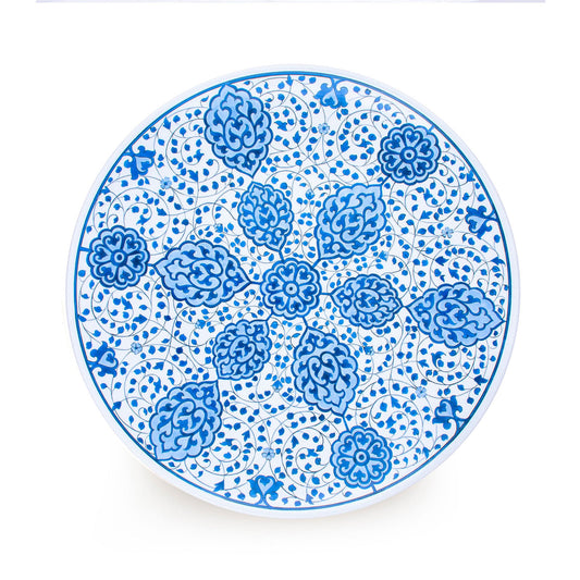 Muradiye Design Iznik Tile Large Flat Plate