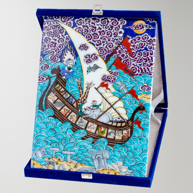 Noah’s Ark Iznik Tile Panel