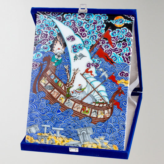 Noah’s Ark Iznik Tile Panel