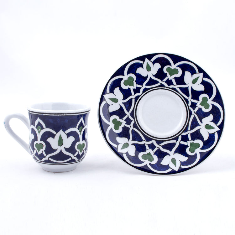 Rumi Desenli Türk Kahvesi Fincan Takımı