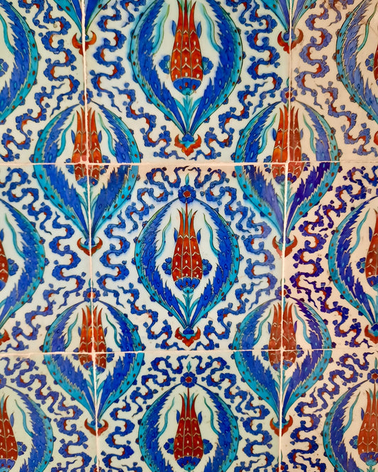 Rüstem Paşa Camii İznik Çini Karo Replikası No:3