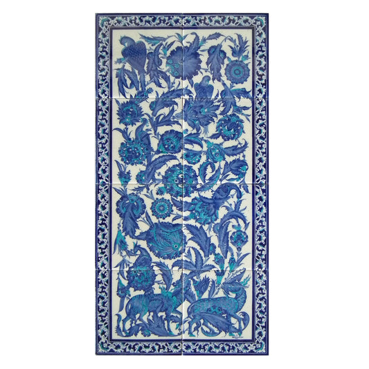 Style Patterned Iznik Tile Panel