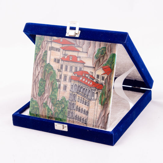 Sümela Manastırı Desenli İznik Çini Karo