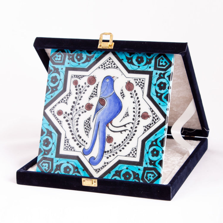 Selçuklu Dönemi Kuş Motifli İznik Çinisi